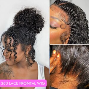Invisi Strap 360 Full Lace Frontal Kinky Curly Wig