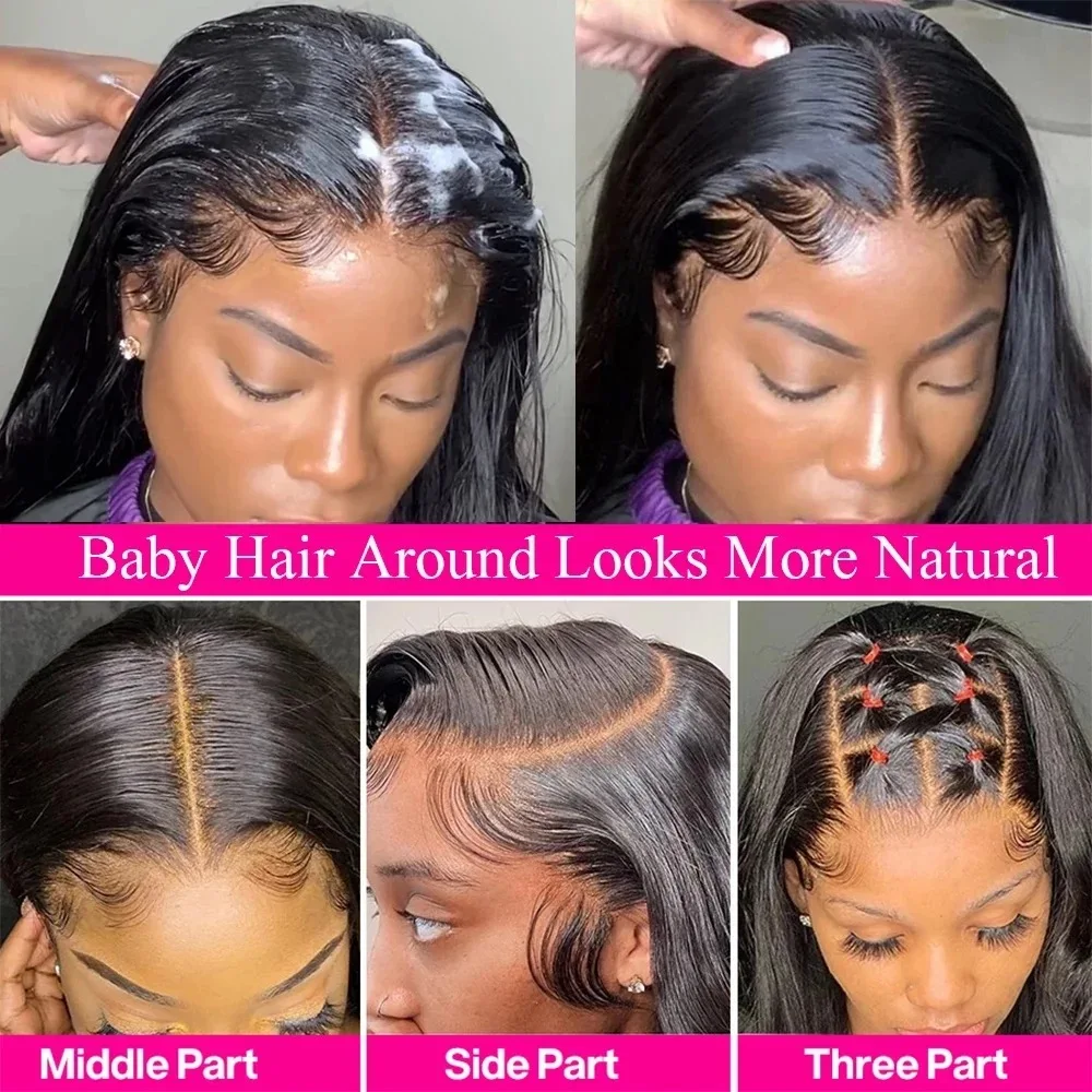 360 Full Lace Frontal Wig Brazilian Bone Straight 13x4 13x6 Transparent Lace Front Human Hair Wigs For Black Women Pre Plucked 360 Full Lace Frontal Wig Brazilian Bone Straight 13x4 13x6 Transparent Lace Front Human Hair Wigs For Black Women Pre Plucked