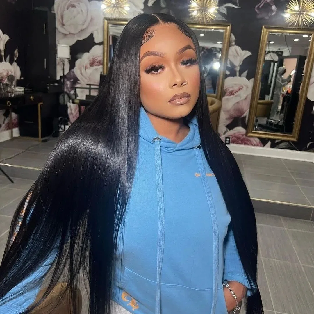 360 Full Lace Frontal Wig Brazilian Bone Straight 13x4 13x6 Transparent Lace Front Human Hair Wigs For Black Women Pre Plucked 360 Full Lace Frontal Wig Brazilian Bone Straight 13x4 13x6 Transparent Lace Front Human Hair Wigs For Black Women Pre Plucked