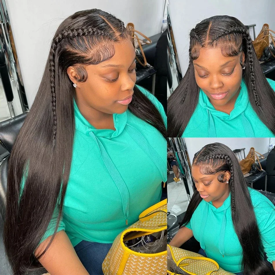 360 Full Lace Frontal Wig Brazilian Bone Straight 13x4 13x6 Transparent Lace Front Human Hair Wigs For Black Women Pre Plucked 360 Full Lace Frontal Wig Brazilian Bone Straight 13x4 13x6 Transparent Lace Front Human Hair Wigs For Black Women Pre Plucked