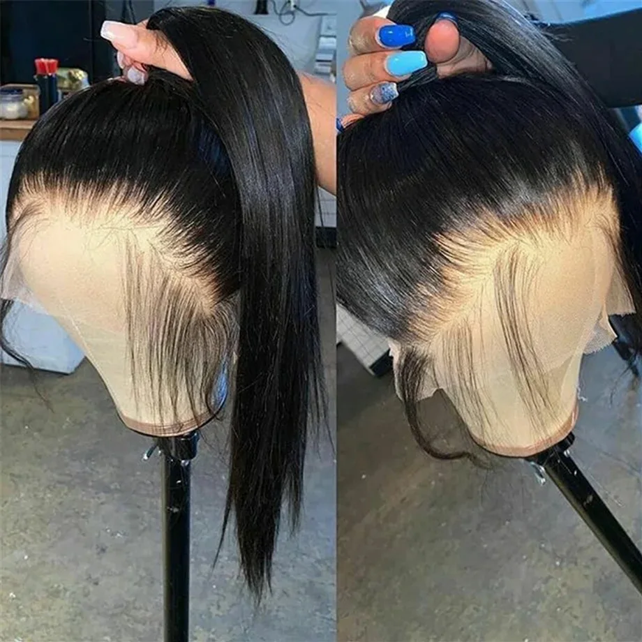 360 Full Lace Frontal Wig Brazilian Bone Straight 13x4 13x6 Transparent Lace Front Human Hair Wigs For Black Women Pre Plucked 360 Full Lace Frontal Wig Brazilian Bone Straight 13x4 13x6 Transparent Lace Front Human Hair Wigs For Black Women Pre Plucked