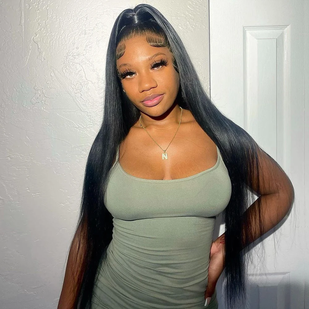 360 Full Lace Frontal Wig Brazilian Bone Straight 13x4 13x6 Transparent Lace Front Human Hair Wigs For Black Women Pre Plucked 360 Full Lace Frontal Wig Brazilian Bone Straight 13x4 13x6 Transparent Lace Front Human Hair Wigs For Black Women Pre Plucked