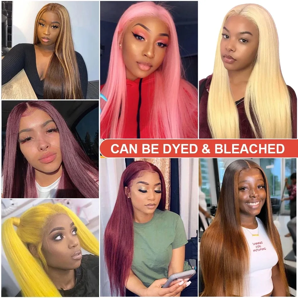 360 Full Lace Frontal Wig Brazilian Bone Straight 13x4 13x6 Transparent Lace Front Human Hair Wigs For Black Women Pre Plucked 360 Full Lace Frontal Wig Brazilian Bone Straight 13x4 13x6 Transparent Lace Front Human Hair Wigs For Black Women Pre Plucked