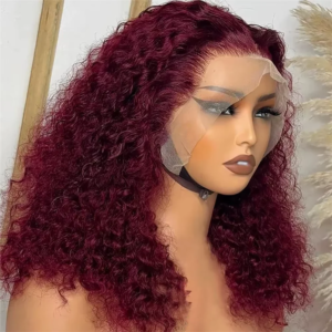 Lace Frontal Wig Short Bob Kinky Curly