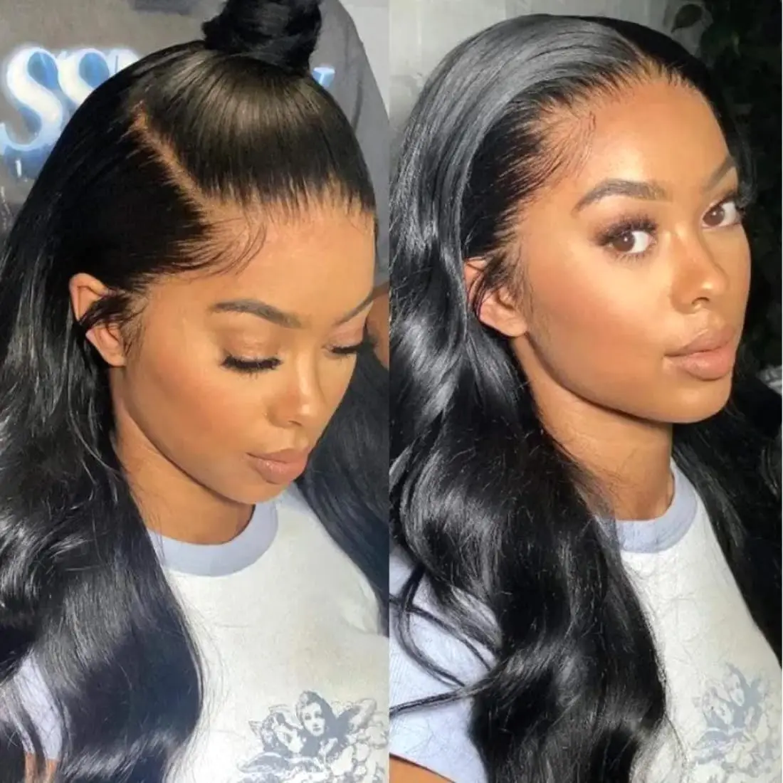 5x5 Wear and Go Glueless Wigs Human Hair 250% Density Body Wave Lace Front Wigs Human Hair Pre Cut 5x5 HD Lace Closure Wigs #1B 5x5 Wear and Go Glueless Wigs Human Hair 250% Density Body Wave Lace Front Wigs Human Hair Pre Cut 5x5 HD Lace Closure Wigs #1B