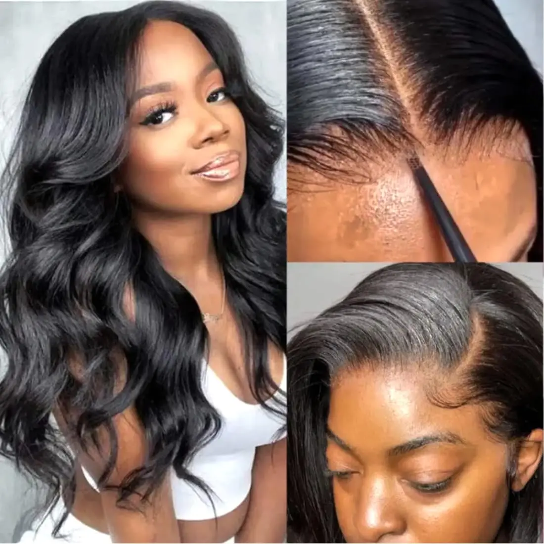 5x5 Wear and Go Glueless Wigs Human Hair 250% Density Body Wave Lace Front Wigs Human Hair Pre Cut 5x5 HD Lace Closure Wigs #1B 5x5 Wear and Go Glueless Wigs Human Hair 250% Density Body Wave Lace Front Wigs Human Hair Pre Cut 5x5 HD Lace Closure Wigs #1B