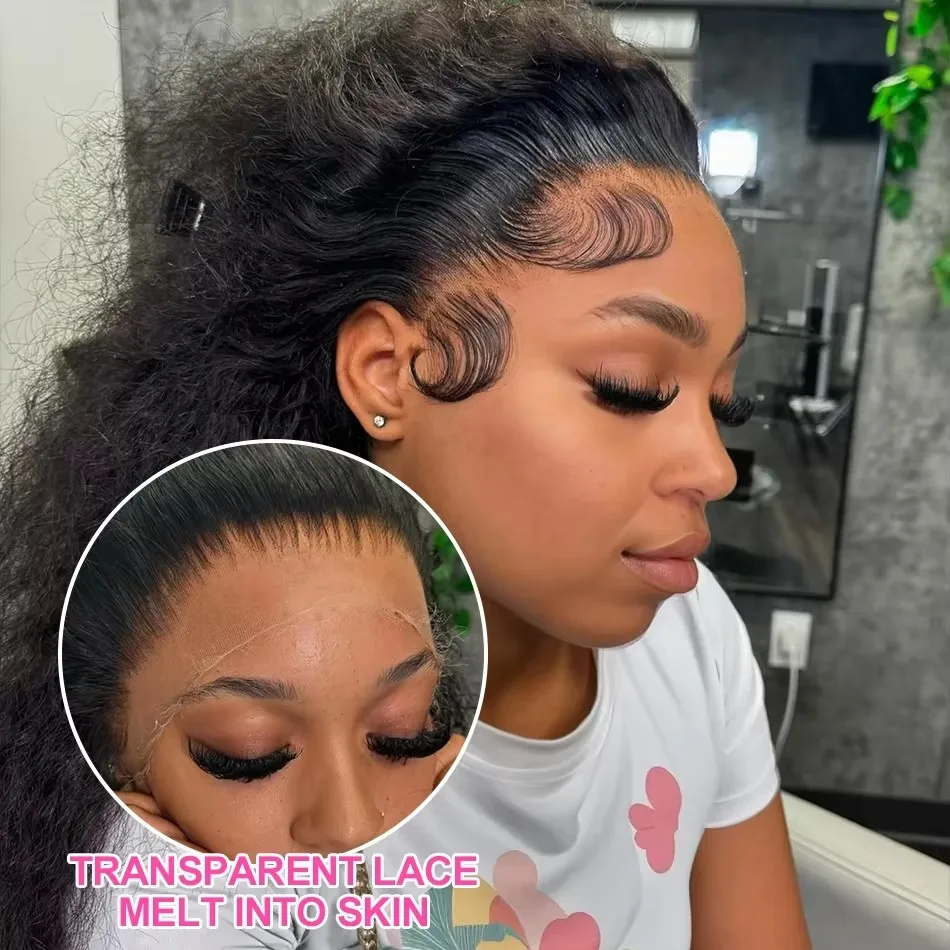 Cutebla 30 40 Inch 13x6 HD Deep Wave Frontal Wig Curly Human Hair Wigs Loose Deep Wig Brazilian 13x4 Lace Front Wig For Women