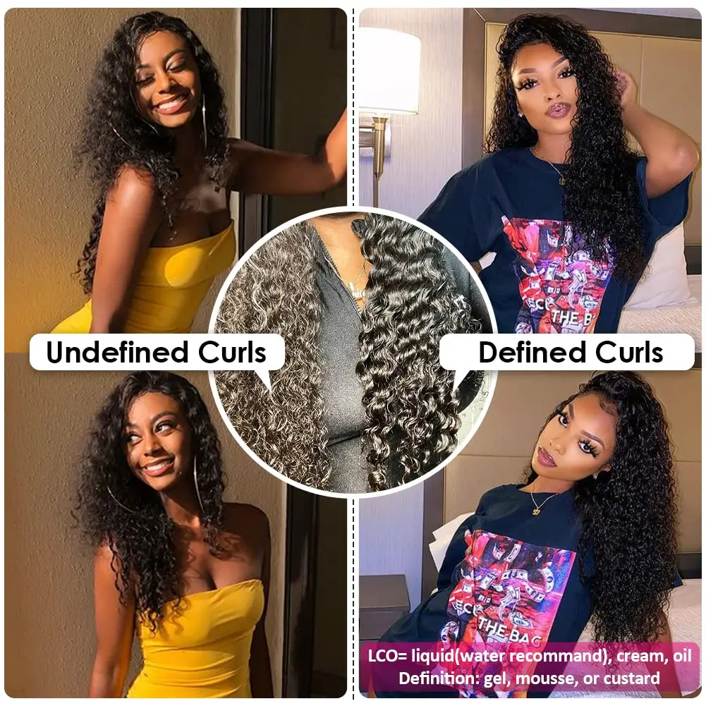Curly Glueless Human Hair Wig