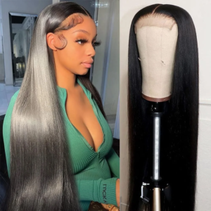 Bone Striaght HD Human Hair Pre Plucked Natural For Black Women