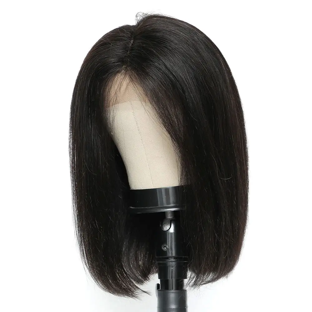 Brazilian Human Hair Remy Bone Straight Hair Bob Wigs
