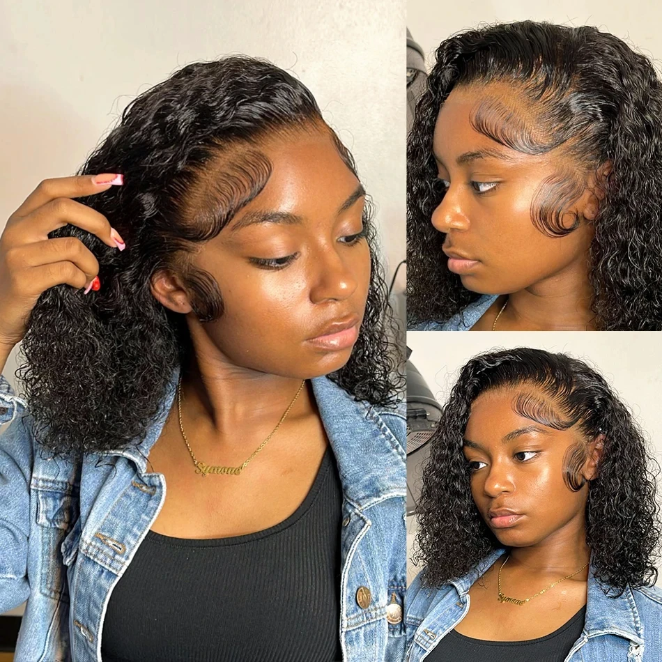 200% Short Curly Bob Human Hair Wigs 200% Short Curly Bob Human Hair Wigs