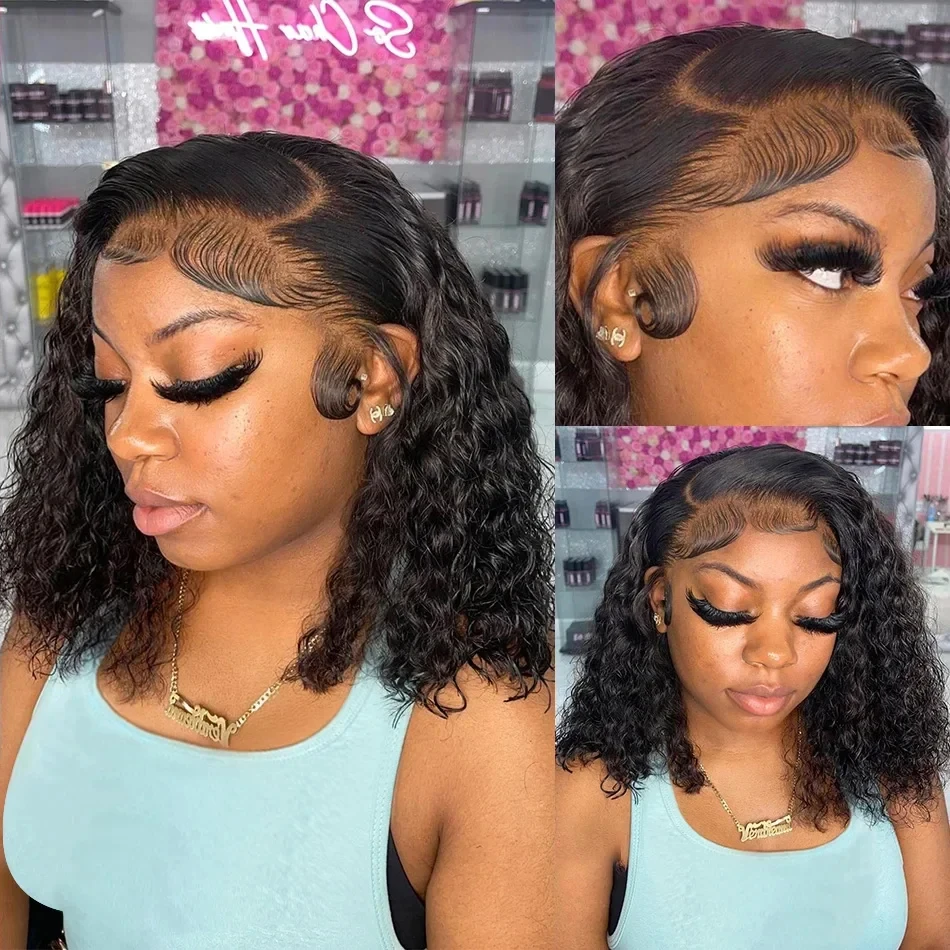200% Short Curly Bob Human Hair Wigs 200% Short Curly Bob Human Hair Wigs