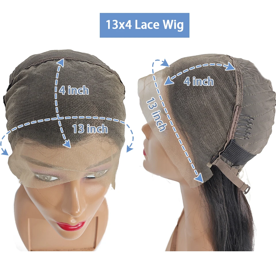 Short Bob Human Hair 200% Lace Frontal Bob Wig