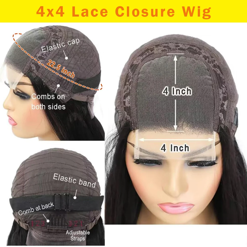 4X4 Lace Closure Wig