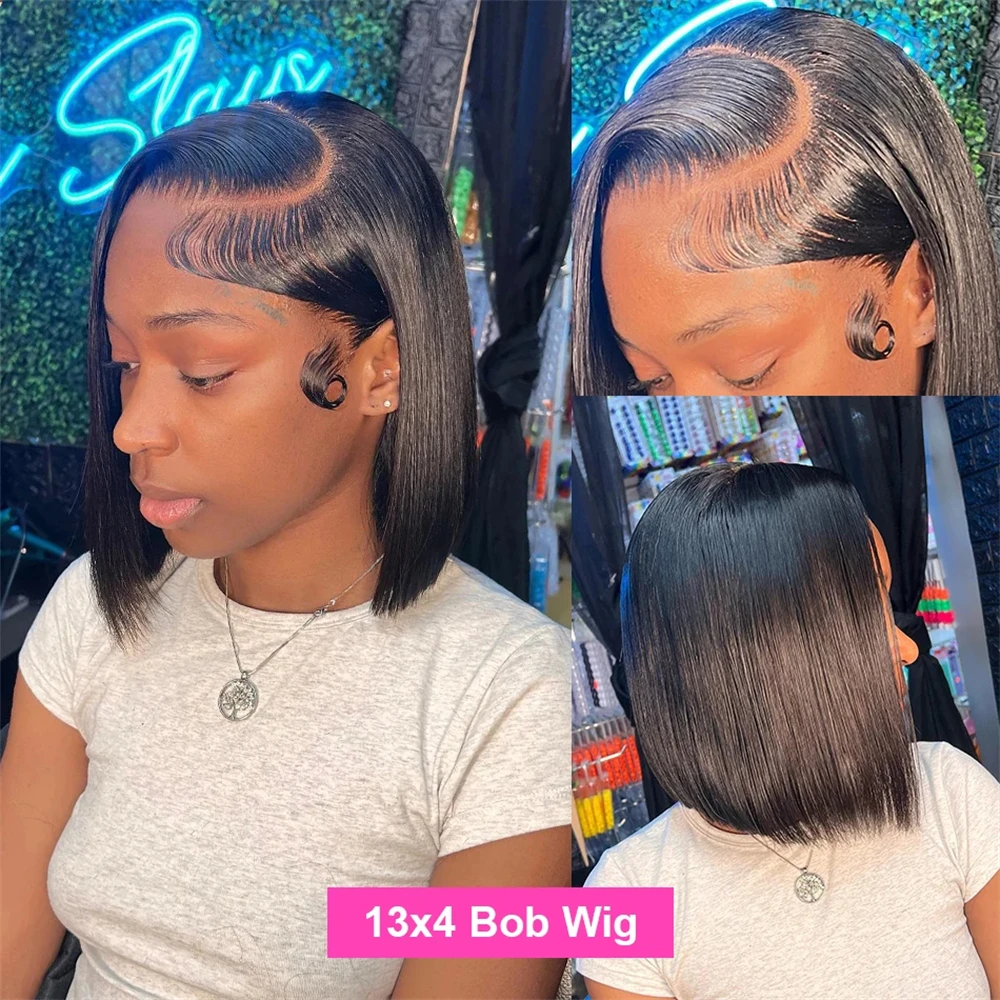 Bob Wig 13x4 Lace Front Human Hair Bone Straight Wigs Cheap Short Bob Wig Brazilian Preplucked Lace Frontal Wigs 100% Human Hair Bob Wig 13x4 Lace Front Human Hair Bone Straight Wigs Cheap Short Bob Wig Brazilian Preplucked Lace Frontal Wigs 100% Human Hair