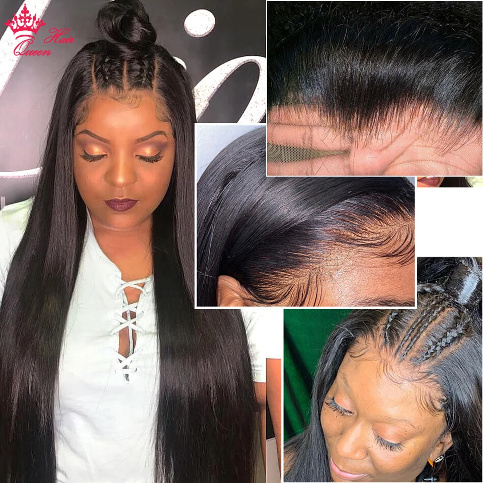 Queen Hair 400% High Density Wig Real HD Lace Raw Human Hair 13x4 13x6 FULL Frontal 6x6 7x7 Closure HD Lace Wig Straight Queen Hair 400% High Density Wig Real HD Lace Raw Human Hair 13x4 13x6 FULL Frontal 6x6 7x7 Closure HD Lace Wig Straight