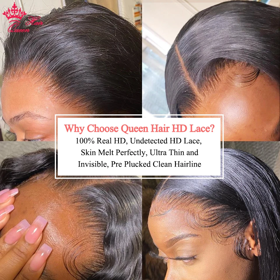 Queen Hair 400% High Density Wig Real HD Lace Raw Human Hair 13x4 13x6 FULL Frontal 6x6 7x7 Closure HD Lace Wig Straight Queen Hair 400% High Density Wig Real HD Lace Raw Human Hair 13x4 13x6 FULL Frontal 6x6 7x7 Closure HD Lace Wig Straight