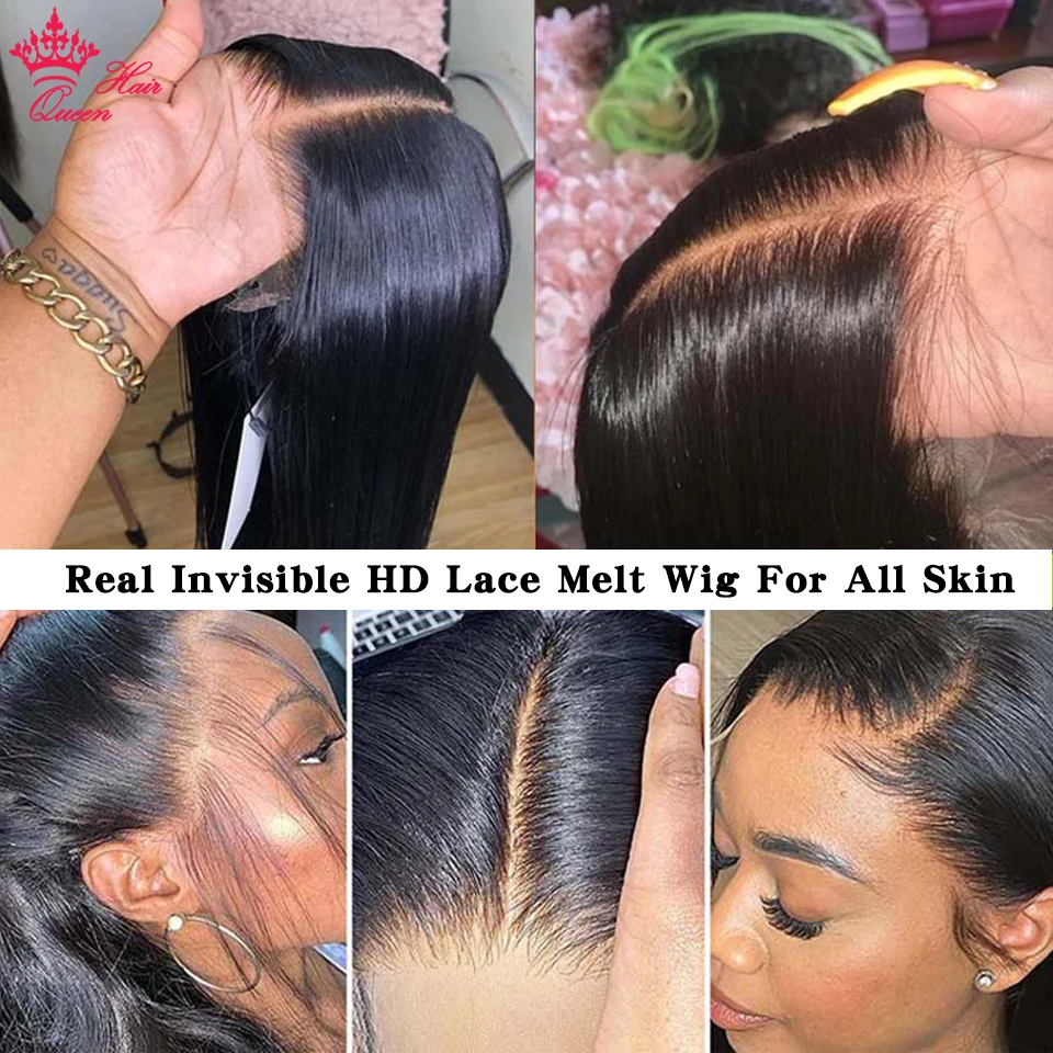 Queen Hair 400% High Density Wig Real HD Lace Raw Human Hair 13x4 13x6 FULL Frontal 6x6 7x7 Closure HD Lace Wig Straight Queen Hair 400% High Density Wig Real HD Lace Raw Human Hair 13x4 13x6 FULL Frontal 6x6 7x7 Closure HD Lace Wig Straight